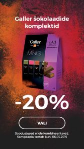 Galler šokolaadide komplektid -20%