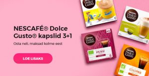 NESCAFÉ® Dolce Gusto® kapslid 3+1