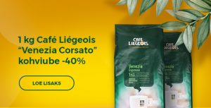 1 kg Café Liégeois "Venezia Corsato" kohviube -40%