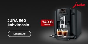 Jura E60 kohvimasin 749 €