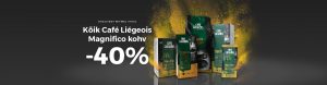 Kõik Café Liégeois Magnifico kohv -40%