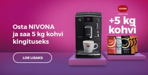 Osta NIVONA ja saa 5 kg kohvi kingituseks