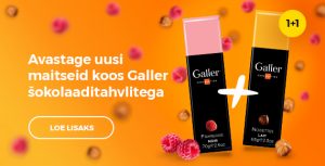Galler šokolaadibatoonid 1+1