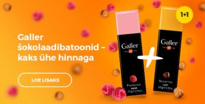 Galler šokolaadibatoonid 1+1