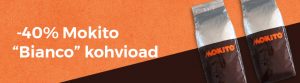 Mokito "Bianco" kohvioad -40%