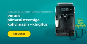 Osta Philips kohvimasin ja saa kingitus