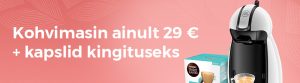 Kohvimasin ainult 29 €