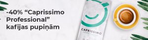-40 % "Caprissimo Professional" kohviubadele