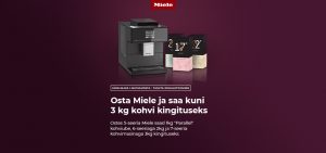 Osta Miele ja saa kuni 3 kg kohvi kingituseks