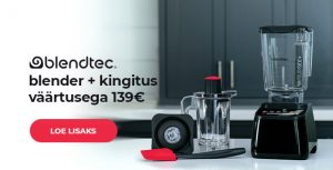 Osta Blendtec blender ja saa purk kingituseks