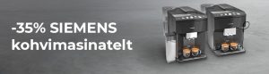 -35% SIEMENS kohvimasinatelt