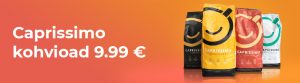 Caprissimo kohvioad ainult 9.99 €