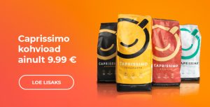 Caprissimo kohvioad ainult 9.99 €