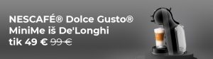 NESCAFÉ® Dolce Gusto® "MiniMe" De'Longhi'lt ainult 49 €