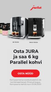 Osta JURA ja saa 6 kg Parallel kohvi