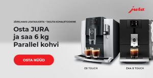 Osta JURA ja saa 6 kg Parallel kohvi