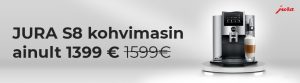 JURA S8 kohvimasin ainult 1399 €