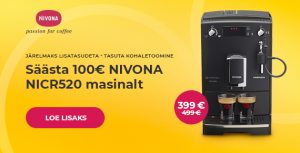 Säästa 100€ NIVONA NICR520 masinalt