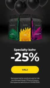 Specialty kohv -25%