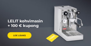 LELIT kohvimasin + 100 € kupong