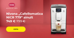 Nivona „CafeRomatica NICR 779“ kohvimasin 749 €