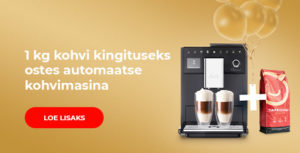 Automaatne kohvimasin + 1 kg kohvi kingituseks