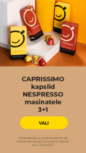 CAPRISSIMO kapslid NESPRESSO masinatele 3+1
