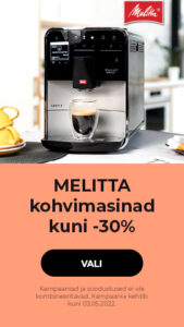 MELITTA kohvimasinad kuni -30%