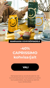 -40% CAPRISSIMO kohvisarjalt