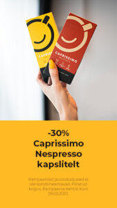 -30% Caprissimo Nespresso kapslitelt