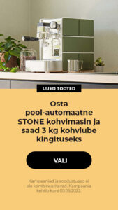 STONE kohvimasin + 3 kg kohvi