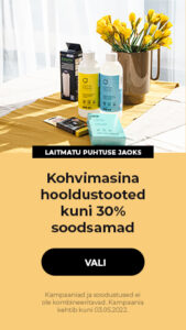 Kohvimasina hooldustooted kuni 30% soodsamad