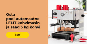 LELIT kohvimasin + 3 kg kohvi