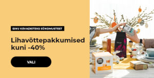 Lihavõttepakkumised kuni -40%