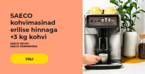 SAECO "Xelsis" ja "GranAroma" kohvimasinad erilise hinnaga