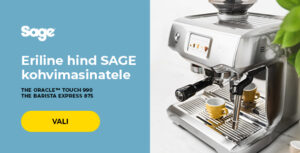 Eriline hind SAGE kohvimasinatele