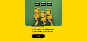 Kuni -40% CAPRISSIMO „Fragrante“ kohvilt