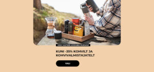 Kuni -35% kohvilt ja kohvivalmistajatelt