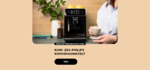 Kuni -25% PHILIPS kohvimasinatelt