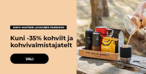 Kuni -35% kohvilt ja kohvivalmistajatelt