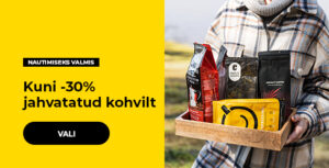 Kuni -30% jahvatatud kohvilt