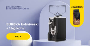EUREKA kohviveski + 1 kg kohvi