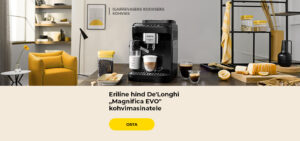 Eriline hind De'Longhi „Magnifica EVO“ kohvimasinatele