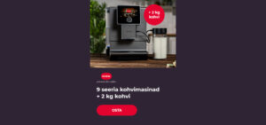 Nivona 9 seeria kohvimasinad + 2 kg kohvi