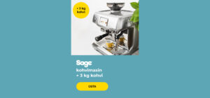 SAGE kohvimasin + 3 kg kohvi