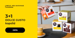 DOLCE GUSTO kapslid 3+1