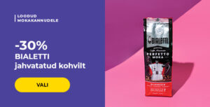 -30% BIALETTI jahvatatud kohvilt