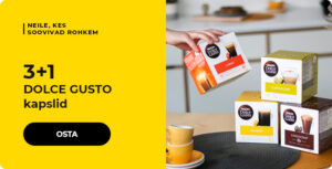 DOLCE GUSTO kapslid 3+1