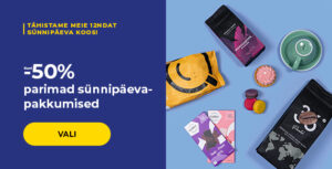 Parimad sünnipäevapakkumised kuni -50%