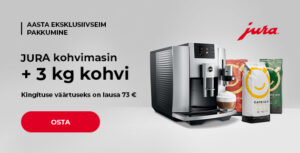 JURA kohvimasin + 3 kg kohvi